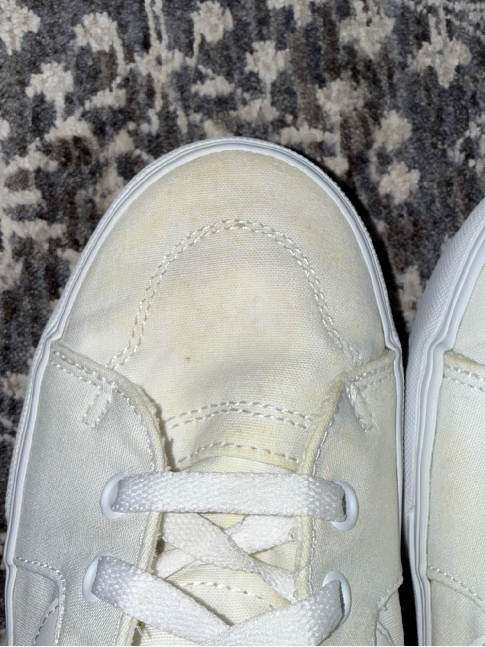 Vans White High-Top Lace-Up Sneakers - Picture 10 of 12